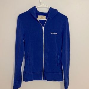 Marine Layer Blue Zip-Up Hoodie